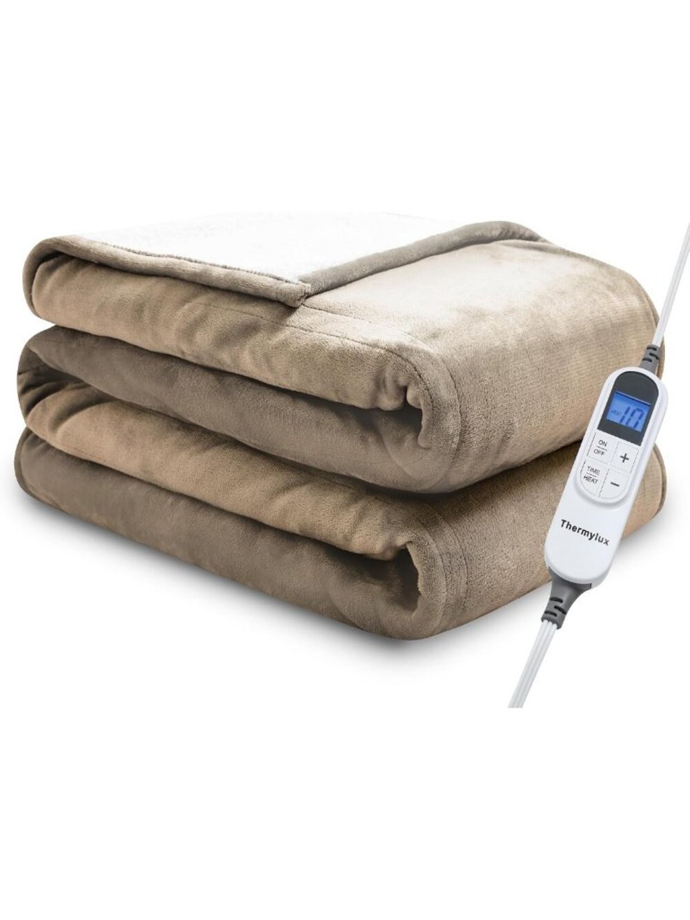 Cozy Twin Electric Blanket 62"x84" - 10 Heat Levels, 12 Timers, Auto Off